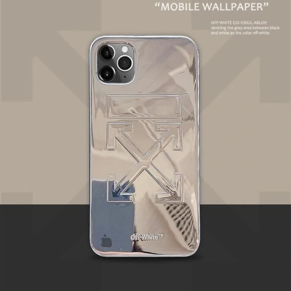 OFF WHITE' Chrome iPhone XS MAX Case
